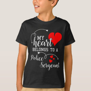 Ich liebe meinen Polizeisergeant Ehemann Frau Gesc T-Shirt