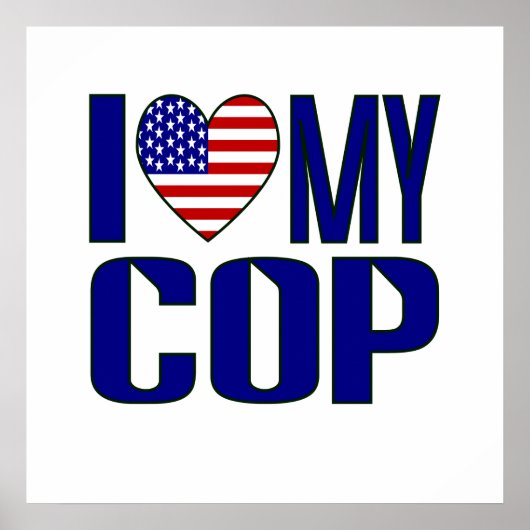 Ich Liebe meinen Polizist Poster (Vorne)