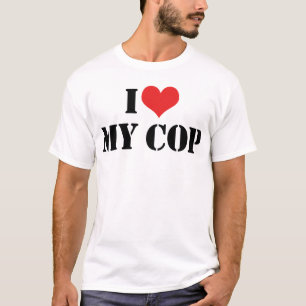 Ich Liebe meinen Polizist T-Shirt
