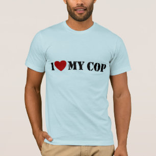 Ich Liebe meinen Polizist T-Shirt