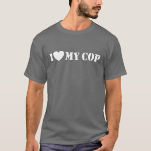 Ich Liebe meinen Polizist T-Shirt