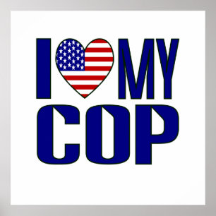 Ich liebe meinen Polizisten Poster