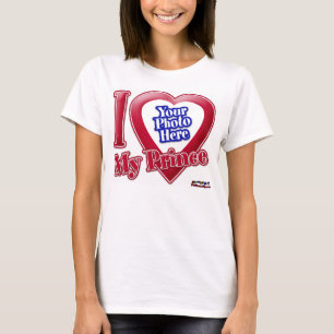 Ich liebe meinen Prinzen - Foto T-Shirt