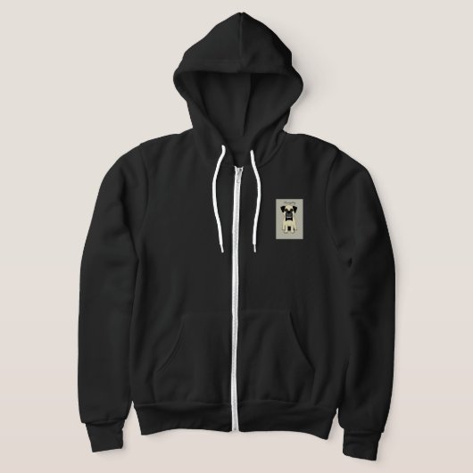 Ich liebe meinen Pug Hoodie (Ablage )