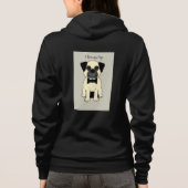 Ich liebe meinen Pug Hoodie (Rückseite)