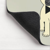 Ich liebe meinen Pug Mousepad (Ecke)