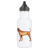 Ich Liebe meinen Redbone-Coonhound Edelstahlflasche (Rechts)