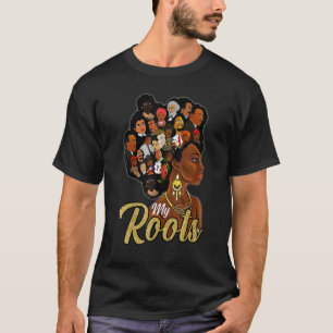 Ich Liebe meinen Roots Black Powerful History Mont T-Shirt