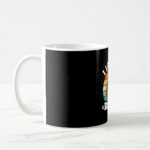 Ich liebe meinen rowdy Sheltie Retro Hund Kaffeetasse