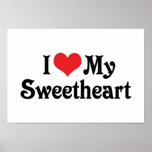 Ich liebe meinen Schatz Poster