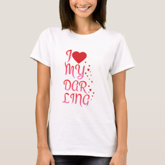 Ich liebe meinen Schatz zum Valentinstag Romantisc T-Shirt