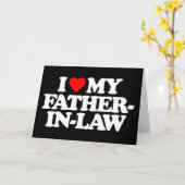 ICH LIEBE MEINEN SCHÄTZENDEN VATER KARTE (Gelbe Blume)