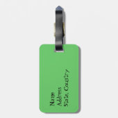 Ich Liebe meinen schicken Tzu Gepäckanhänger (Rückseite vertikal)