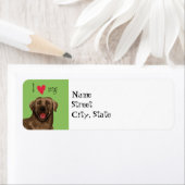 Ich Liebe meinen SchokoladenLabrador (Insitu)