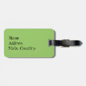 Ich Liebe meinen SchokoladenLabrador Gepäckanhänger (Rückseite horizontal)