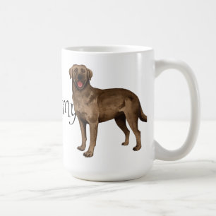 Ich Liebe meinen SchokoladenLabrador Kaffeetasse