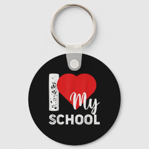 Ich liebe meinen Schullehrer Schüler erster Tag zu Schlüsselanhänger