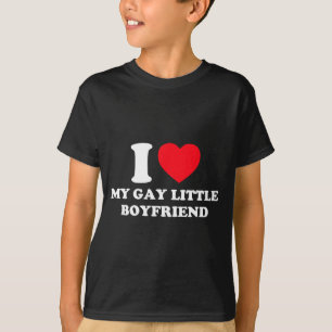 Ich liebe meinen schwulen kleinen Freund lustig Y2 T-Shirt