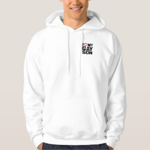 Ich liebe meinen schwulen Sohn -.png Hoodie