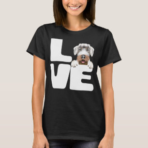 Ich liebe meinen Sealyham Terrier Hund T-Shirt