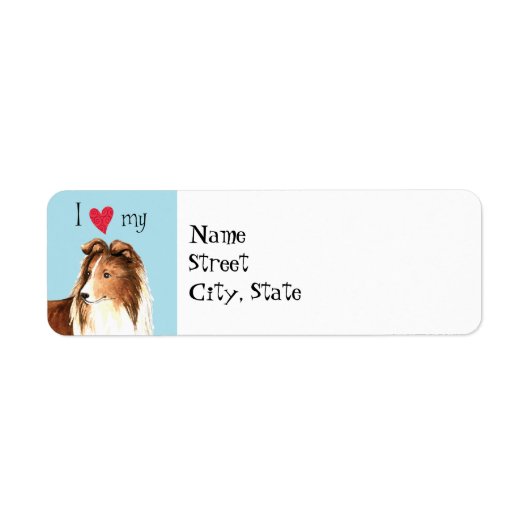 Ich Liebe meinen Sheltie (Vorne)