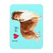Ich Liebe meinen Sheltie Magnet (Vertikal)