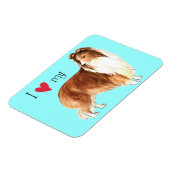 Ich Liebe meinen Sheltie Magnet (Linke Seite)