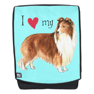 Ich Liebe meinen Sheltie Rucksack