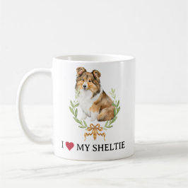 Ich Liebe meinen Sheltie | Shetland Sheepdog Kaffeetasse