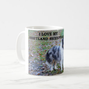 Ich liebe meinen Shetland Sheepdog Kaffeetasse