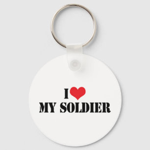 Ich liebe meinen Soldaten Schlüsselanhänger