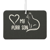 Ich Liebe meinen SONNENSONNENKatzenklumpen Autolufterfrischer (Vorderseite)