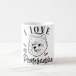 Ich Liebe meinen Spitz   Kaffeetasse