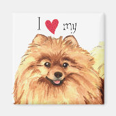 Ich Liebe meinen Spitz Magnet (Vorne)