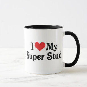 Ich liebe meinen Super Stud Tasse