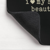 Ich liebe meinen superheißen wunderschönen Freund Mousepad (Ecke)