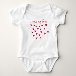 Ich Liebe meinen Teta Baby Bodysuit Baby Strampler