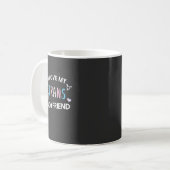 Ich Liebe meinen Trans Boyfriend LGBT Trans Pride Kaffeetasse (Vorderseite Links)