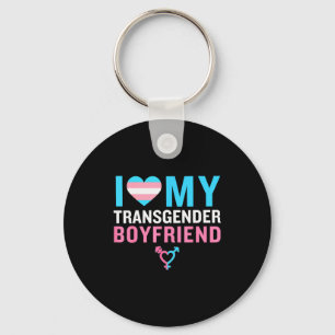 Ich liebe meinen transgeschlechtlichen Freund Lgbt Schlüsselanhänger