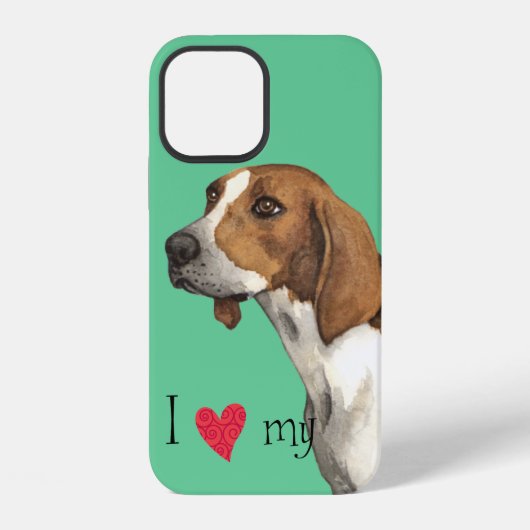 Ich liebe meinen Treeing Walker iPhone Hülle (Rückseite)