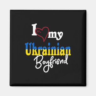 Ich liebe meinen ukrainischen Freund passendes Ges Magnet