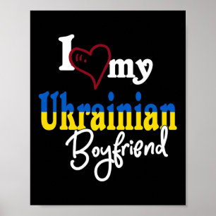 Ich liebe meinen ukrainischen Freund passendes Ges Poster