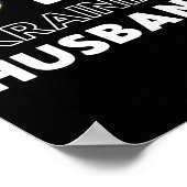 Ich liebe meinen ukrainischen Husky Poster (Ecke)