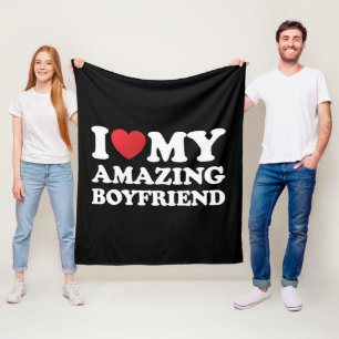 Ich liebe meinen unglaublichen Freund. Ich liebe m Fleecedecke