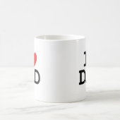 Ich Liebe meinen Vater! Kaffeetasse (Mittel)
