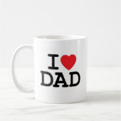 Ich Liebe meinen Vater! Kaffeetasse (Links)