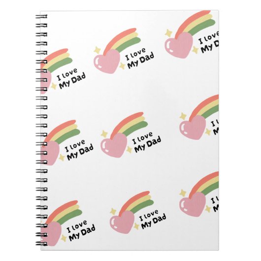 Ich Liebe meinen Vater Notizblock (Vorderseite)
