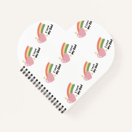 Ich Liebe meinen Vater Notizblock