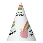 Ich Liebe meinen Vater Partyhütchen (Rechts)