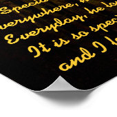 Ich Liebe meinen Vater Poster (Ecke)